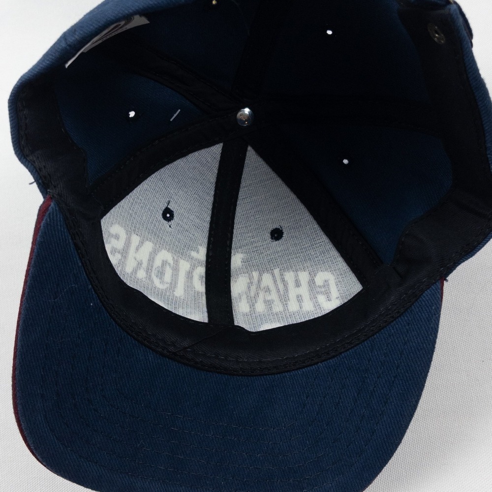 Vintage Colorado Avalanche 2001 NHL Champions American Needle Hat Mens Navy NWT - Picture 7 of 9